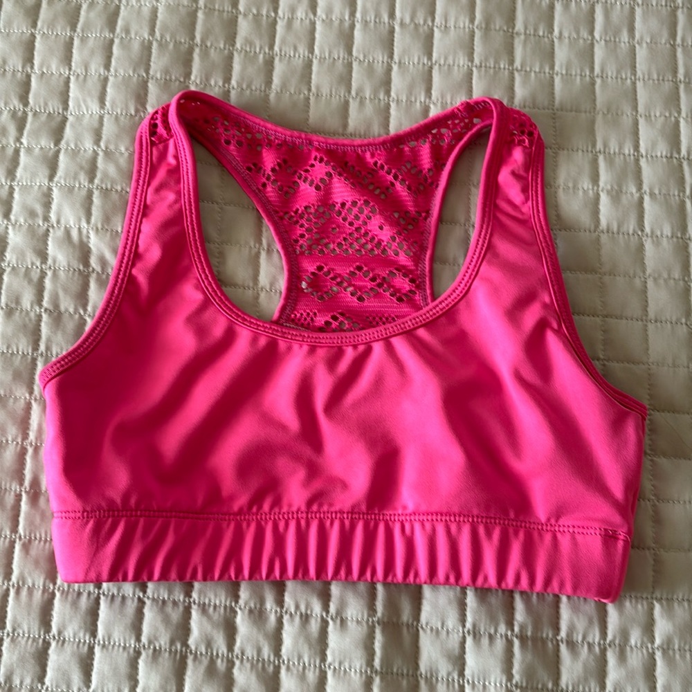Hot pink bomber bra zyia